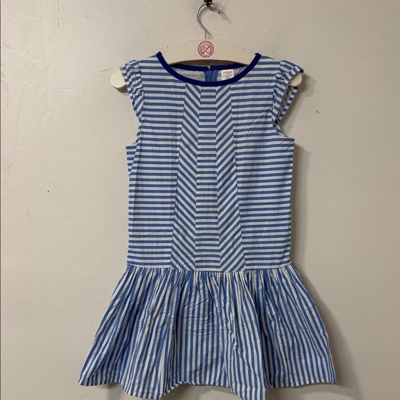 Gymboree Blue and White Striped Casual Dress - Picture 1 of 2